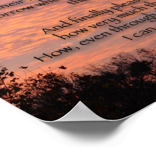 Gebed van de ziekte van Alzheimer Poster (Hoek)