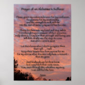 Gebed van de ziekte van Alzheimer Poster (Voorkant)