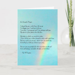 Gebed van een dier - Regenboog - Kaart