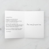 Gebed van een dier - wanneer een reis eindigt - kaart (Binnen)