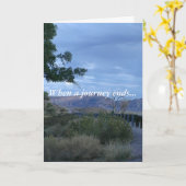 Gebed van een dier - wanneer een reis eindigt - kaart (Gele Bloem)