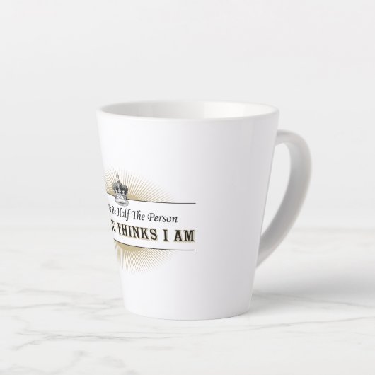 Gebed van hondeneigenaren latte mok (Rechterhoek)