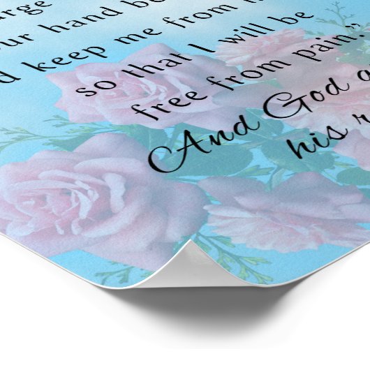 Gebed van Jabez Poster (Hoek)