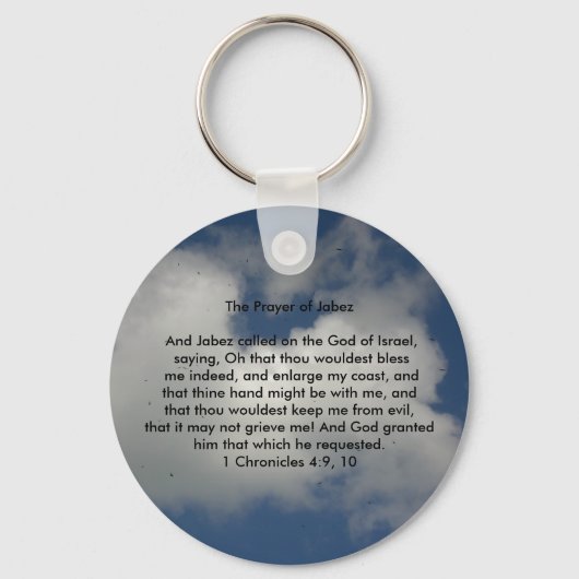Gebed van Jabez Sleutelhanger (Voorkant)