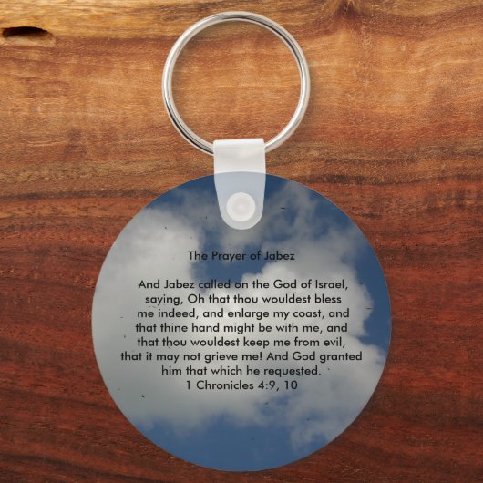 Gebed van Jabez Sleutelhanger (Voorkant)