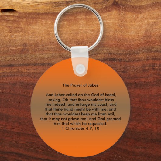 Gebed van Jabez Sleutelhanger (Voorkant)