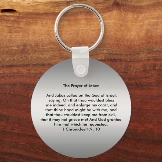 Gebed van Jabez Sleutelhanger (Voorkant)