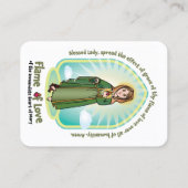 Gebed van Jezus Gebed Kaart voor 3,5 x 2,5 inch Visitekaartje (Achterkant)