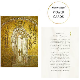 Gebed van Johannes Chrysostomus Gebed Kaart Plaatskaartje