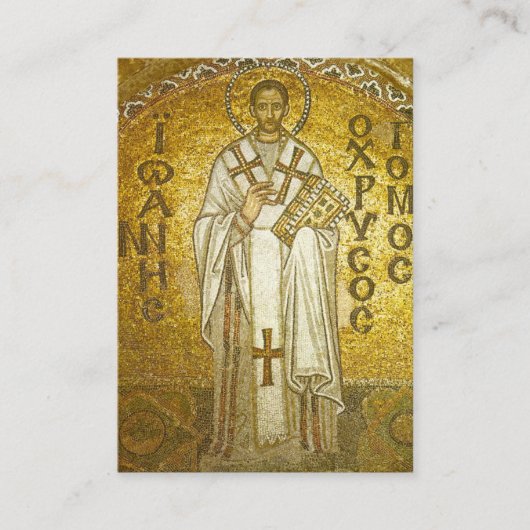 Gebed van Johannes Chrysostomus Gebed Kaart Plaatskaartje (Voorkant)