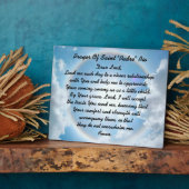 gebed van Saint "Padre" Pio Fotoplaat (Zijkant)