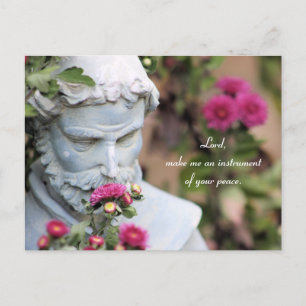 Gebed van Sint-Francis van Assisi Briefkaart