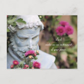 Gebed van Sint-Francis van Assisi Briefkaart (Voorkant)