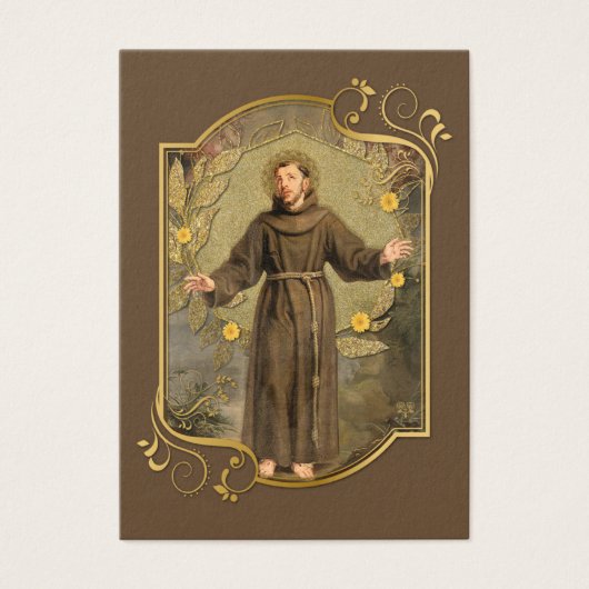 Gebed van Sint-Francis van de Heilige Kaart van As (Voorkant)