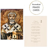 Gebed van St. Clemens van Rome Gebed Kaart Plaatskaartje
