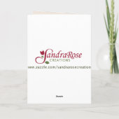 Gebed van St. Francis Card Kaart (Achterkant)