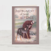 Gebed van St. Francis Card Kaart (Voorkant)