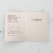 Gebed van St. Francis Card Kaart (Binnen)