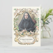 Gebed van St. Moeder Cabrini Kaart (Staand voorkant)