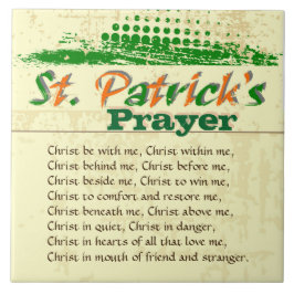 Gebed van St. Patrick, Christus zij met mij Tegeltje