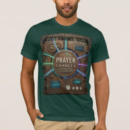 Gebed verandert Alles – Futuristische Steampunk T T-shirt