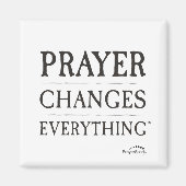 Gebed verandert alles magneet (Voorkant)