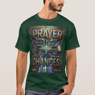 Gebed Verandert Dingen – Futuristisch Steampunk T- T-shirt