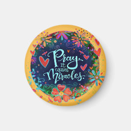 Gebed veroorzaakt wonderen bloemen Irelyn Magneet