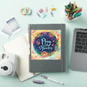 Gebed veroorzaakt wonderen inspiratie geloof sticker (iPad Cover)