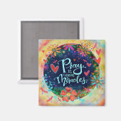 Gebed veroorzaakt wonderen Inspirativiteit Geloofs Magneet (Voorkant / Achterkant)