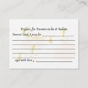 Gebed voor aanstaande ouders & baby's Behuizing Ka Informatiekaartje