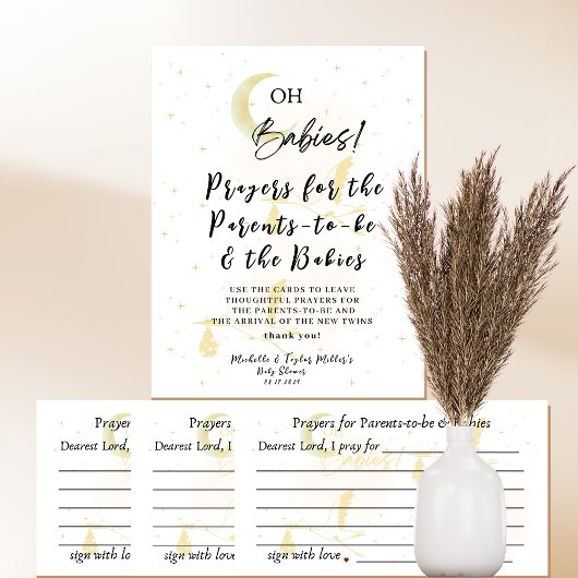 Gebed voor aanstaande ouders & baby's Pedestal Sig Reclamebord Met Voetstuk