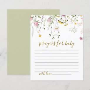 Gebed voor Baby shower Wildflowers