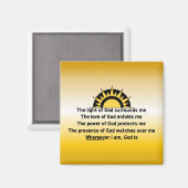 Gebed voor bescherming magneet (Voorkant / Achterkant)