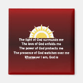 Gebed voor bescherming magneet (Voorkant)