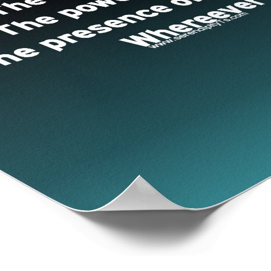 Gebed voor bescherming poster (Hoek)