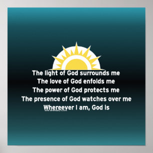 Gebed voor bescherming poster