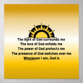 Gebed voor bescherming poster (Voorkant)