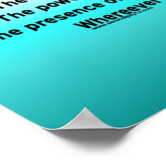 Gebed voor bescherming poster (Hoek)