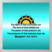 Gebed voor bescherming poster (Voorkant)