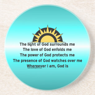 Gebed voor bescherming zandsteen onderzetter