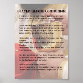 Gebed voor de Communie Print (Voorkant)
