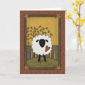 Gebed voor de eerste communie schapen kaart (Gele Bloem)