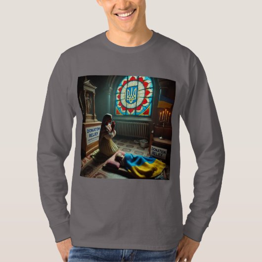 Gebed voor de toekomst van Oekraïne T-shirt (Voorkant)