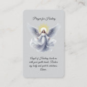 Gebed voor genezing engelengebed Kaart Visitekaartje (Voorkant)