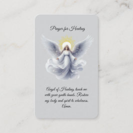 Gebed voor genezing engelengebed Kaart Visitekaartje