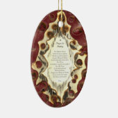 Gebed voor genezing keramisch ornament (Rechts)