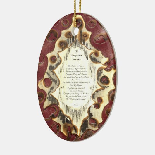 Gebed voor genezing keramisch ornament (Links)