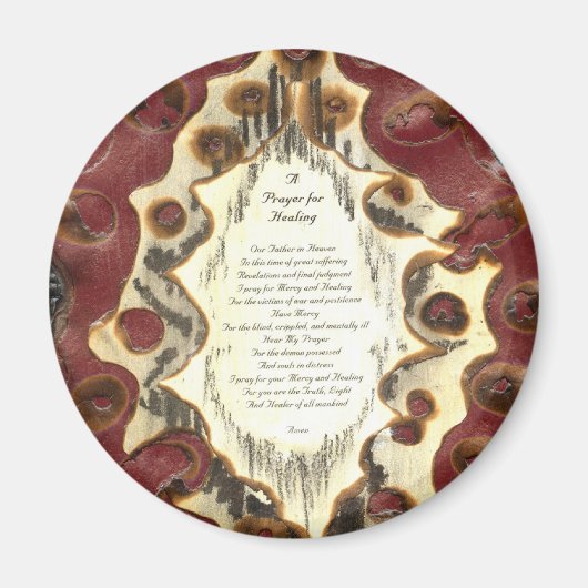 Gebed voor genezing magneet (Voorkant)