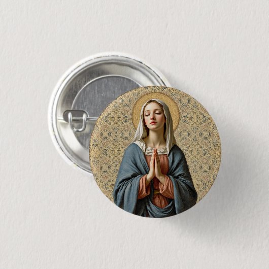 Gebed voor goddelijke genade ronde button 3,2 cm (Voorkant /achterkant)